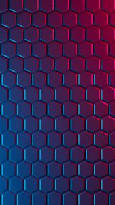 3D Hexagon iPhone Wallpaper HD