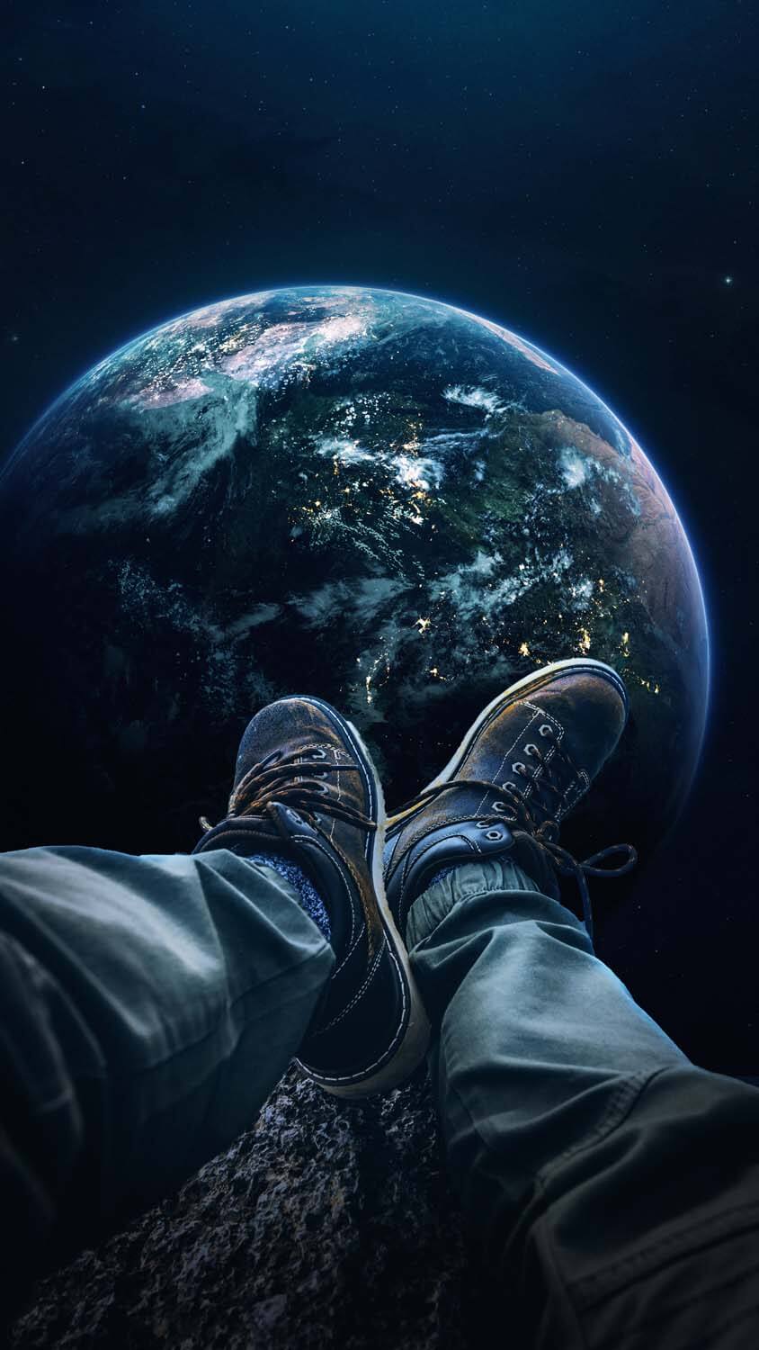Above Earth iPhone Wallpaper HD