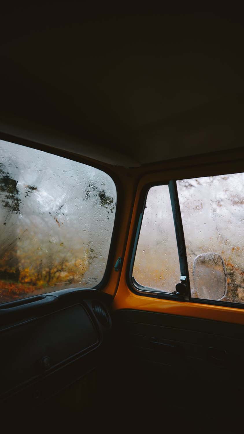 Car Window Mist iPhone Wallpaper HD