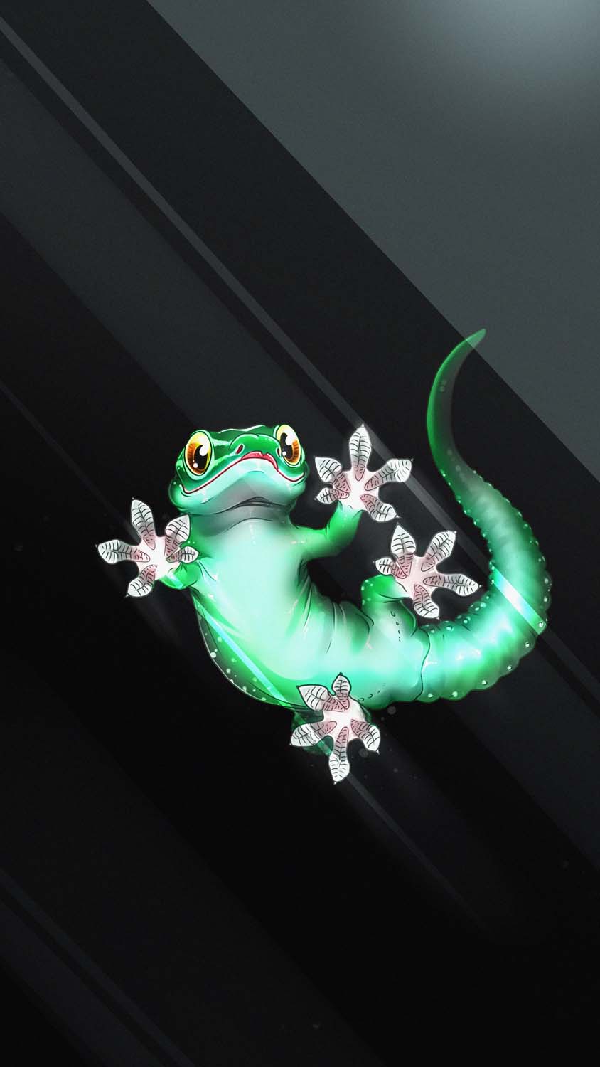 Cute Lizard iPhone Wallpaper HD