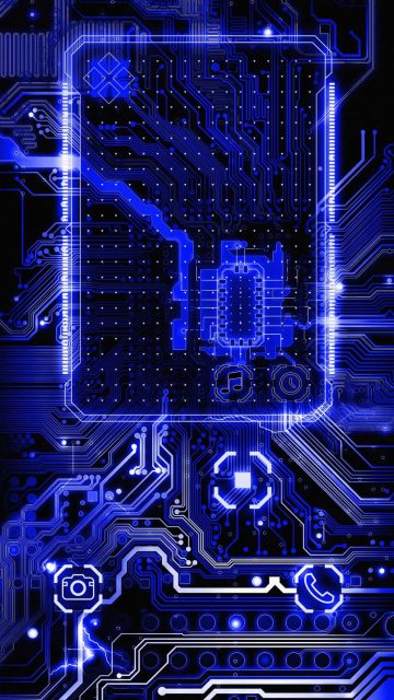 Gamer Motherboard iPhone Wallpaper HD