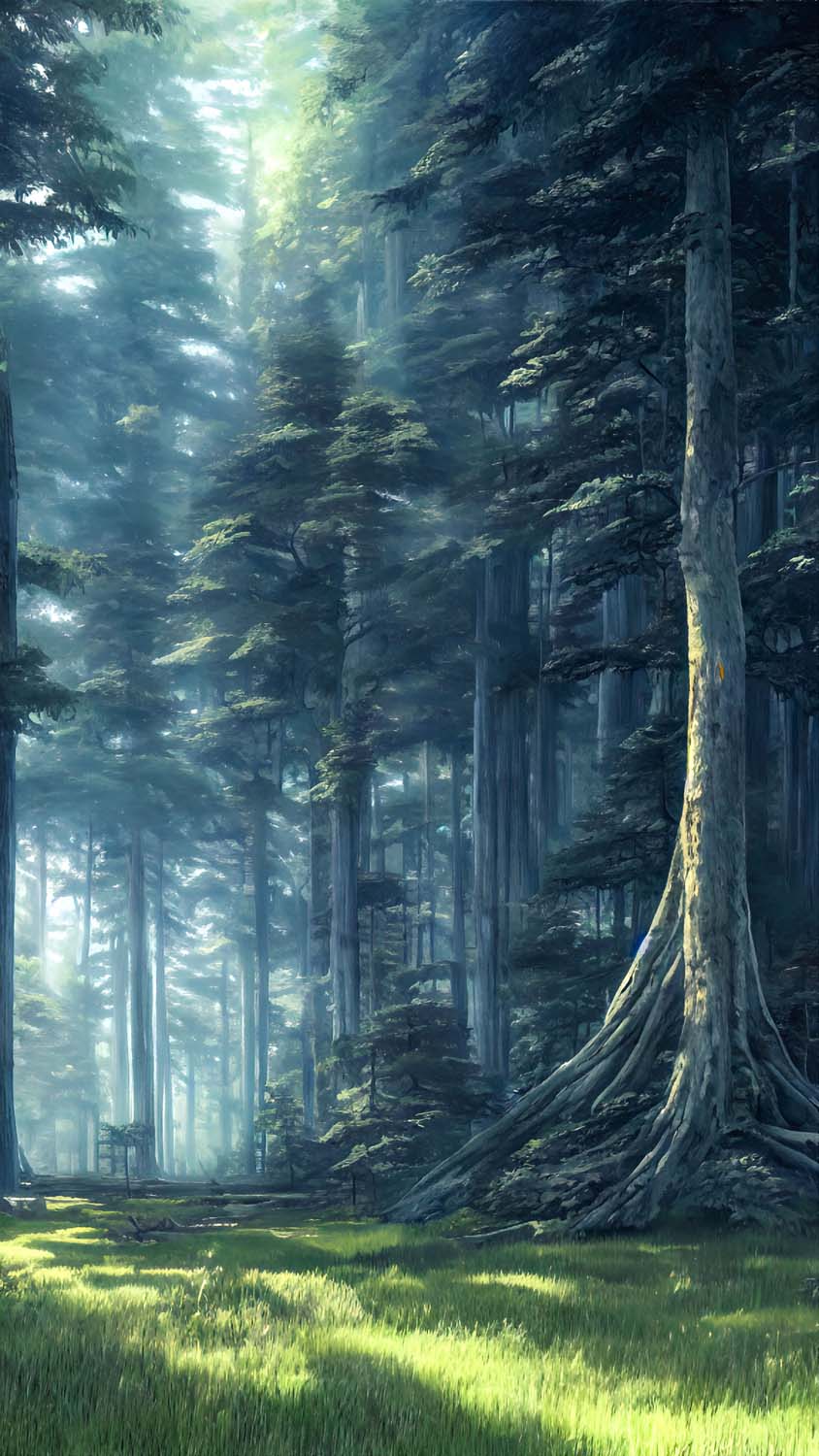 Giant Trees iPhone Wallpaper HD