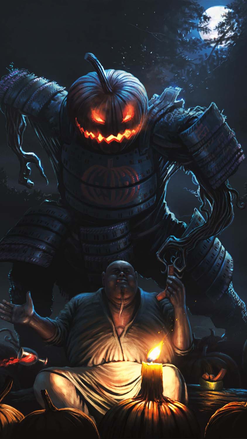 Halloween Monster iPhone Wallpaper HD