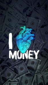 I Love Money iPhone Wallpaper HD