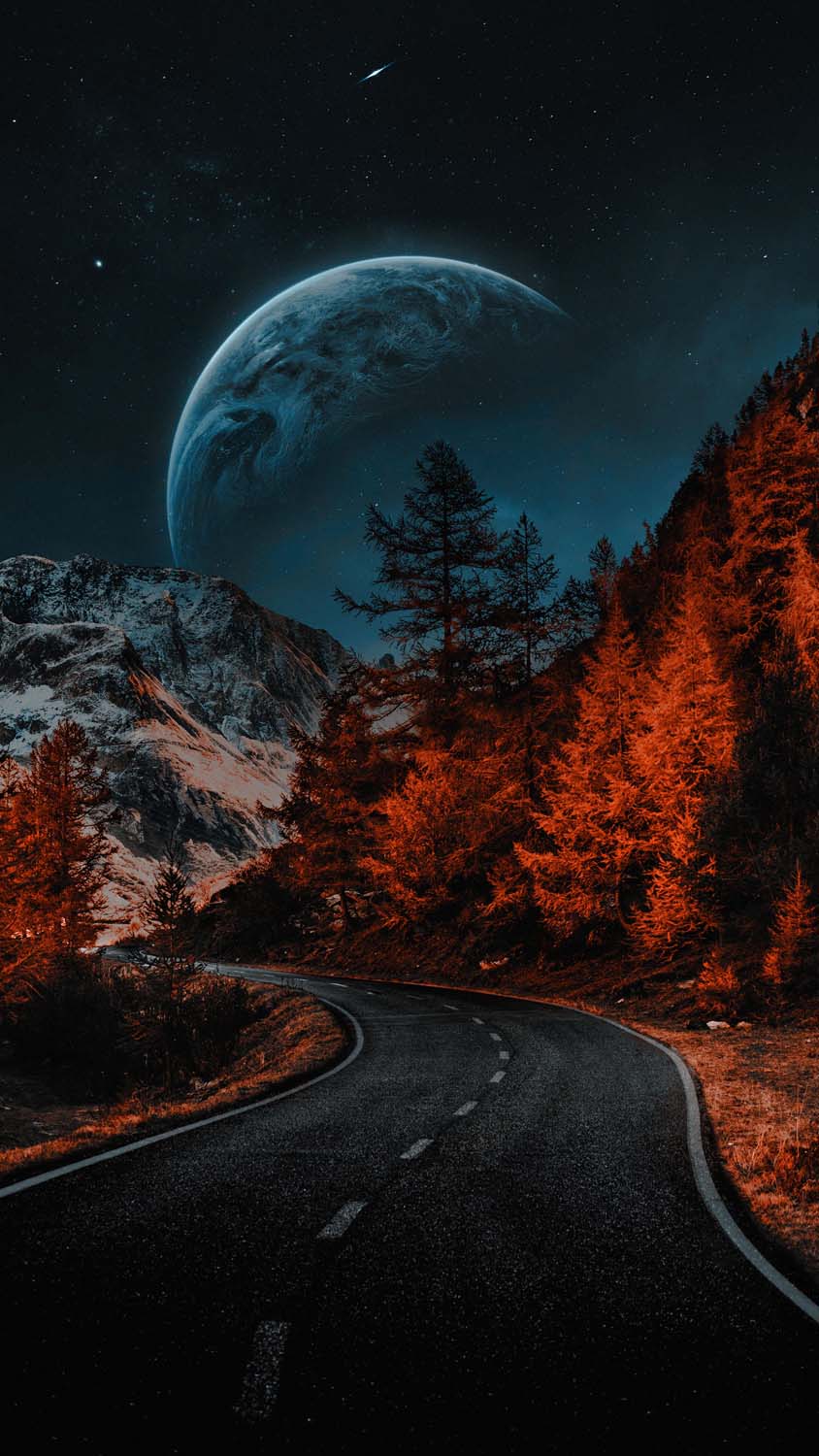 Interstellar Road iPhone Wallpaper HD
