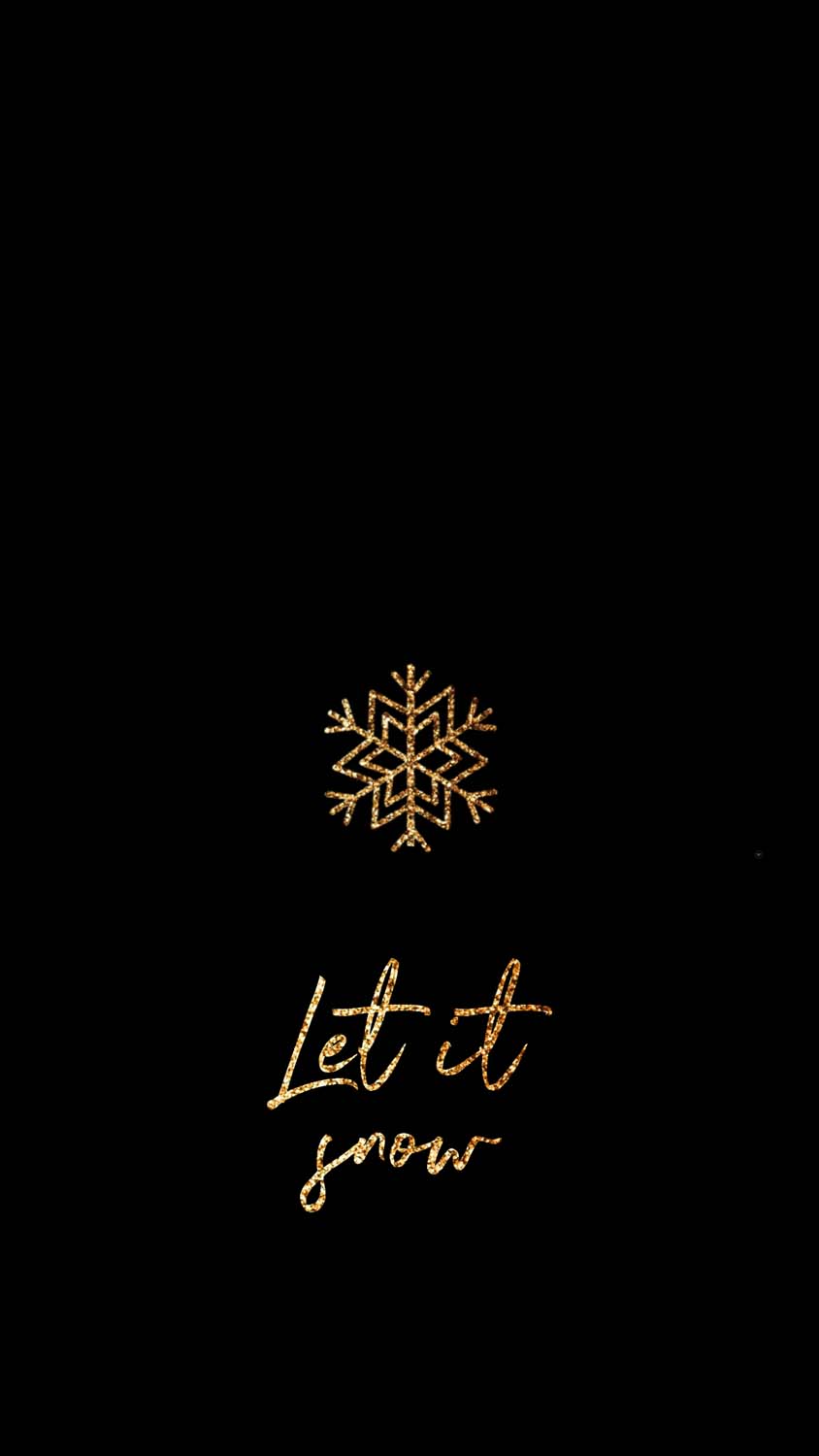 Let it Snow iPhone Wallpaper HD
