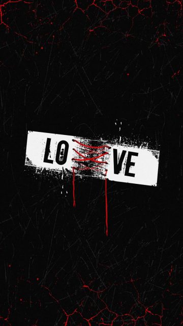 Love Hate iPhone Wallpaper HD