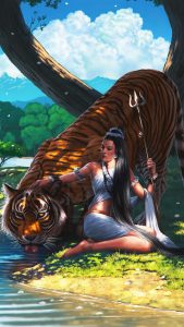 Maa Parvati iPhone Wallpaper HD