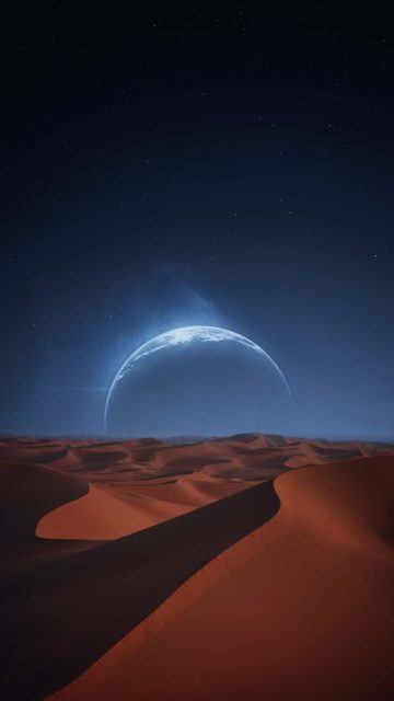 Mars Desert iPhone Wallpaper HD