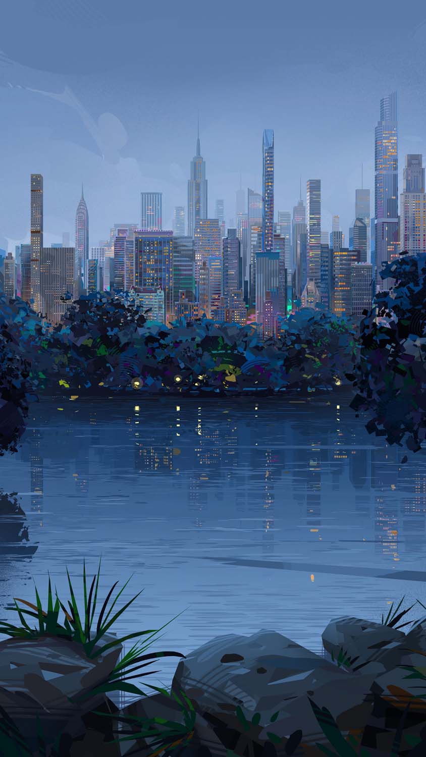 New York City Evening iPhone Wallpaper HD
