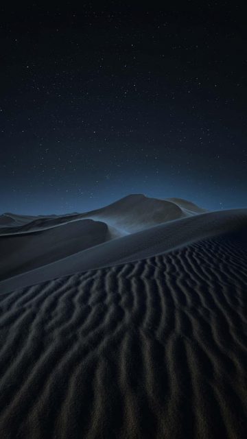 Night Desert iPhone Wallpaper HD