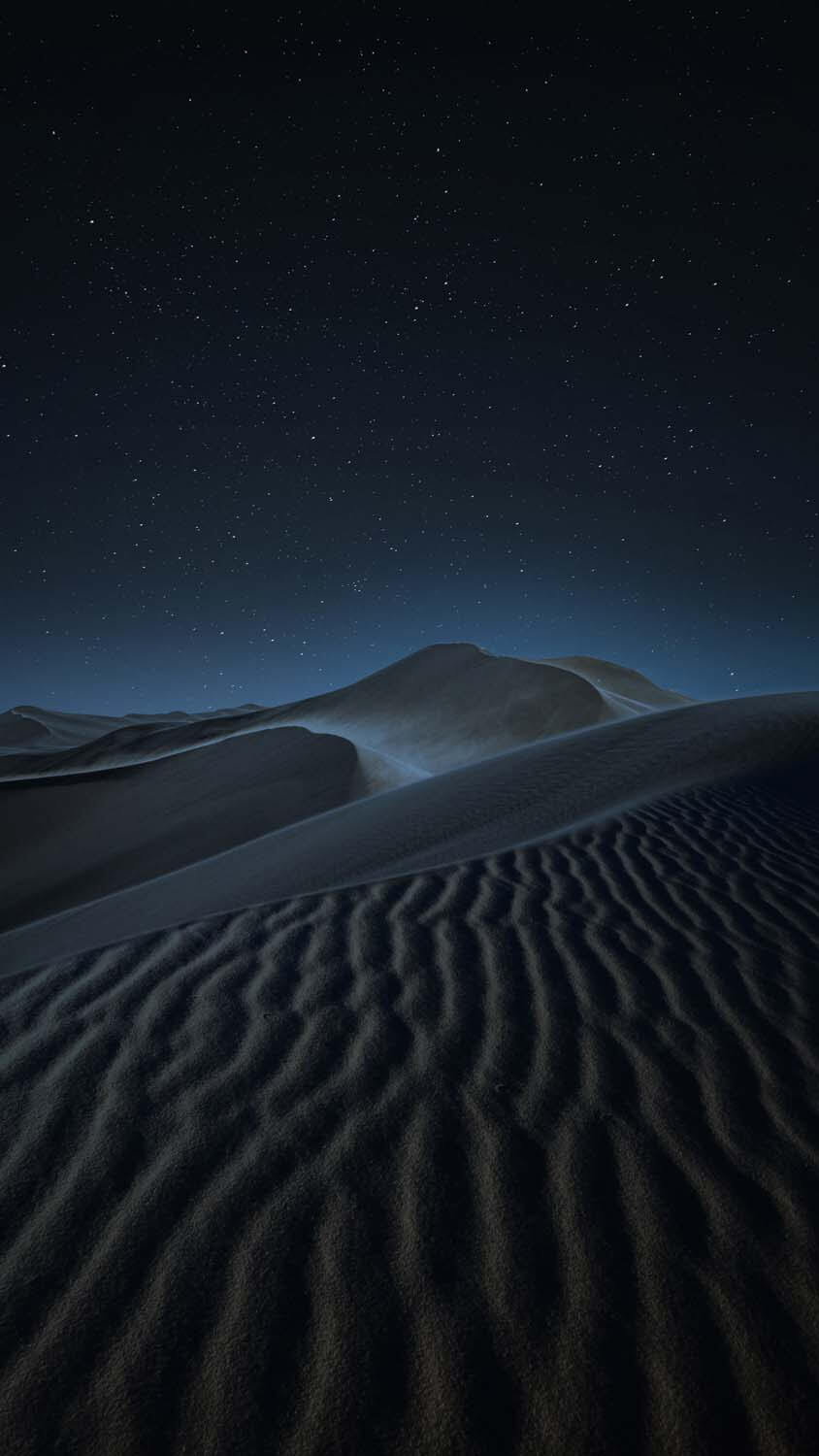 Night Desert iPhone Wallpaper HD