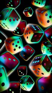Poker Dices Art iPhone Wallpaper HD