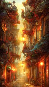 Retro Street iPhone Wallpaper HD