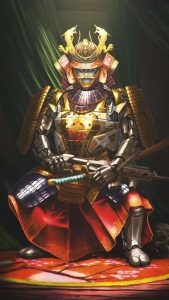 Samurai Robot iPhone Wallpaper HD