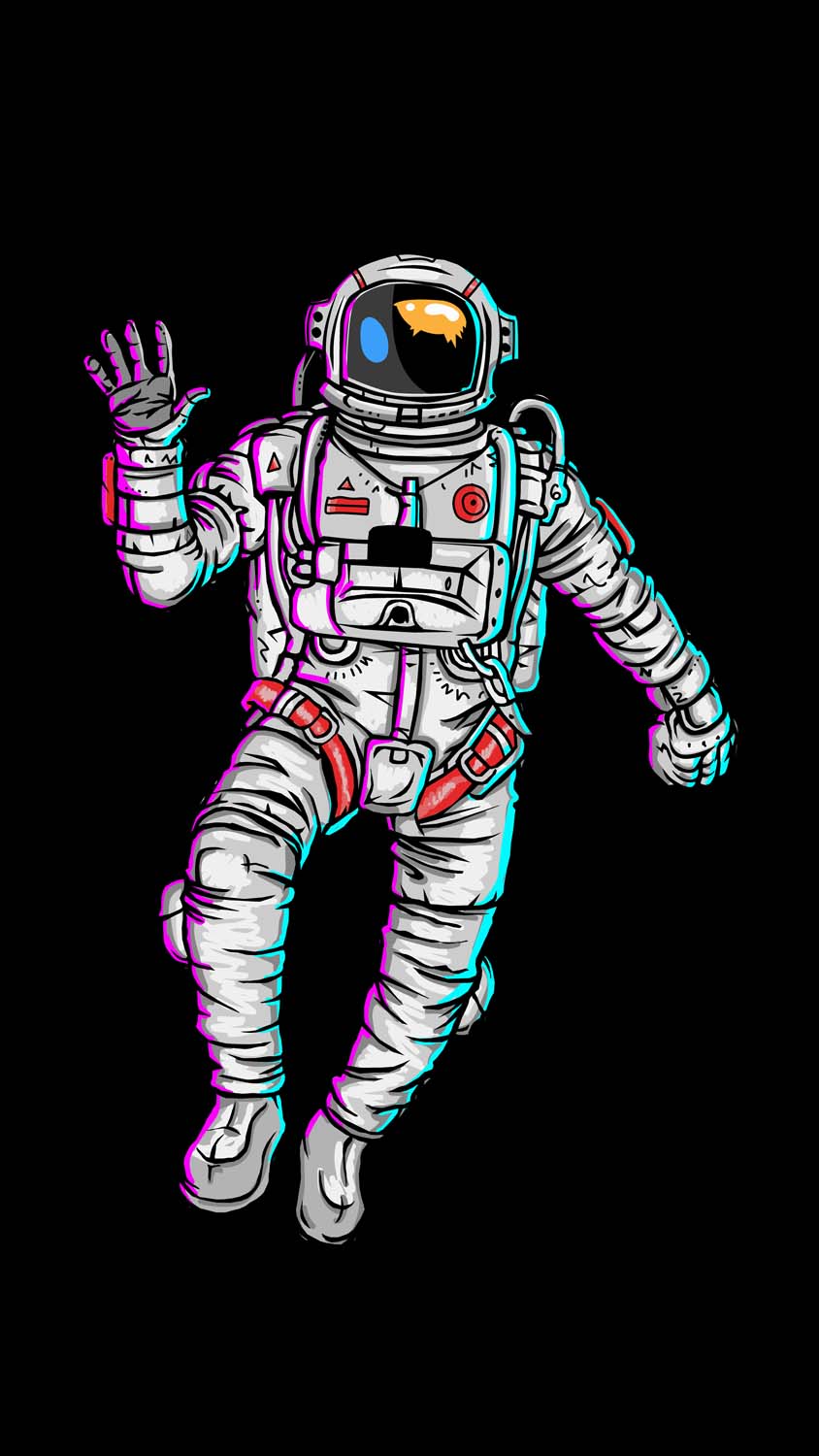 Space Hello iPhone Wallpaper HD
