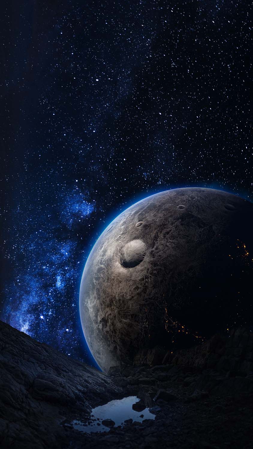 Space View iPhone Wallpaper HD