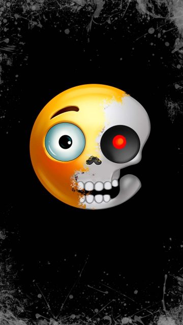 Terminator Emoji iPhone Wallpaper HD