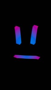 Unhappy Face iPhone Wallpaper HD