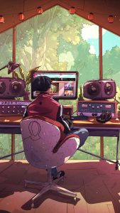 Workstation Chillwave iPhone Wallpaper HD Workstation Chillwave iPhone Wallpaper HD