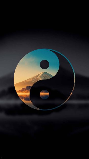 Yin Yang iPhone Wallpaper HD