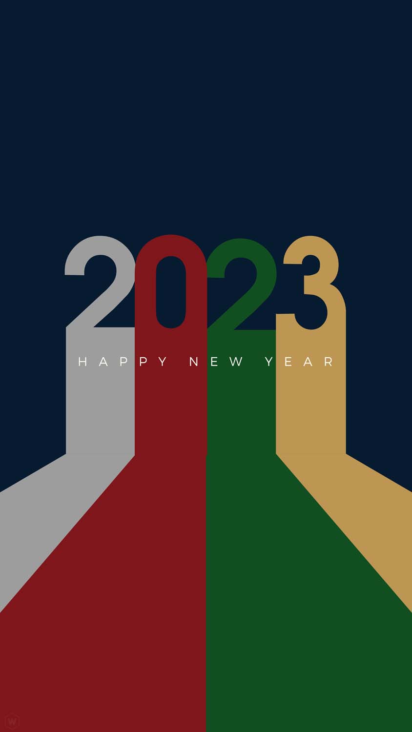 2023 Happy New Year iPhone Wallpaper HD 1