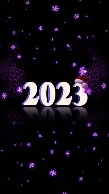 2023 New Year Celebration iPhone Wallpaper HD