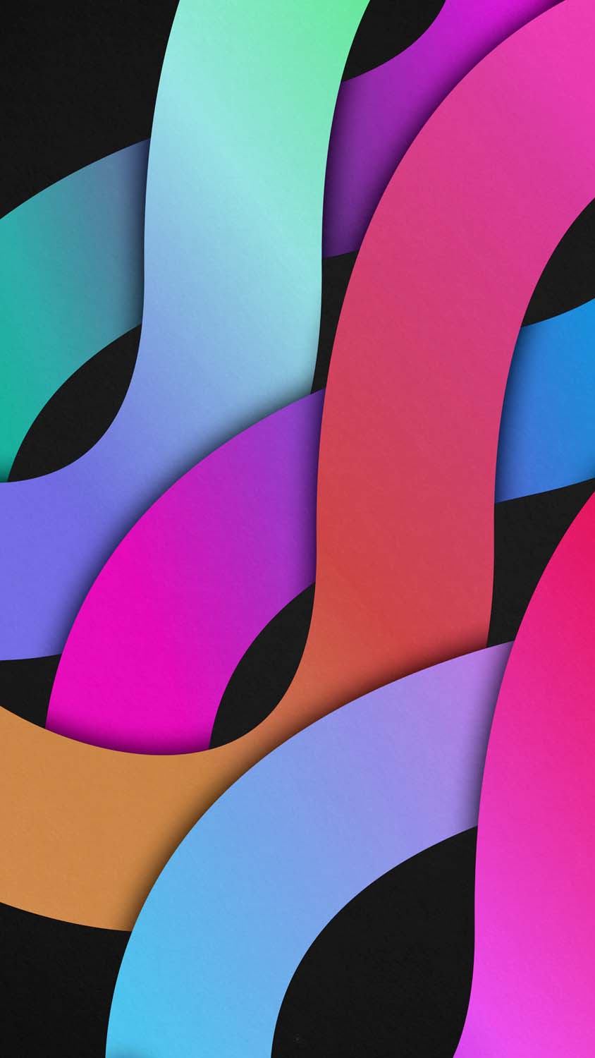 3D Abstract Stripes iPhone Wallpaper HD
