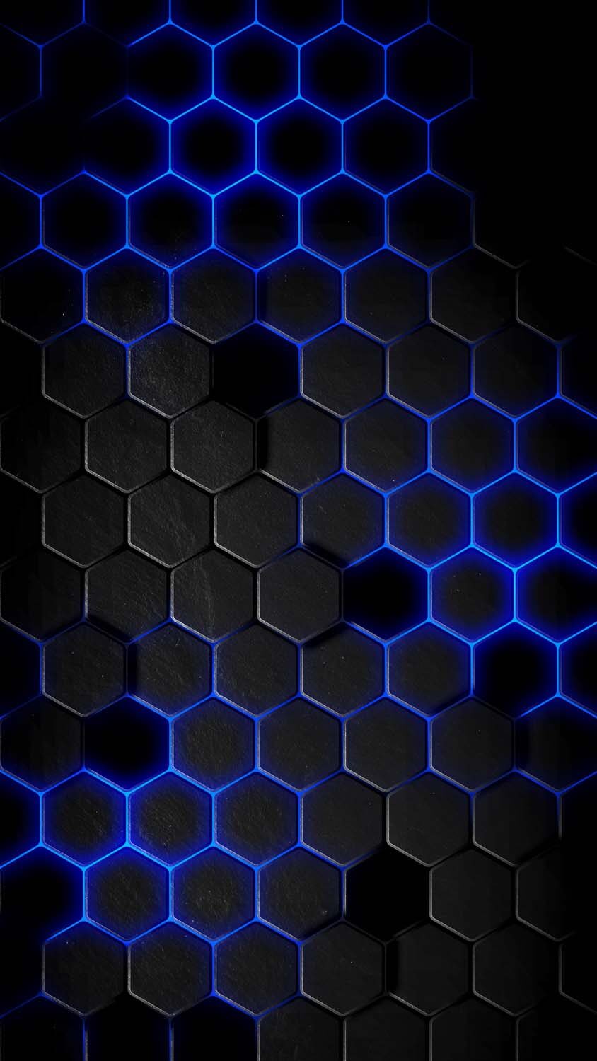 3D Hex Blocks iPhone Wallpaper HD