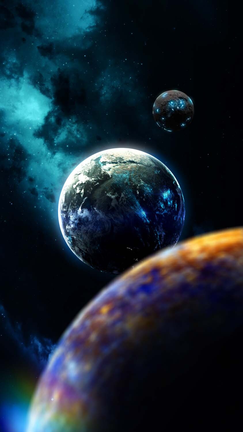 Another Dimension Space iPhone Wallpaper HD