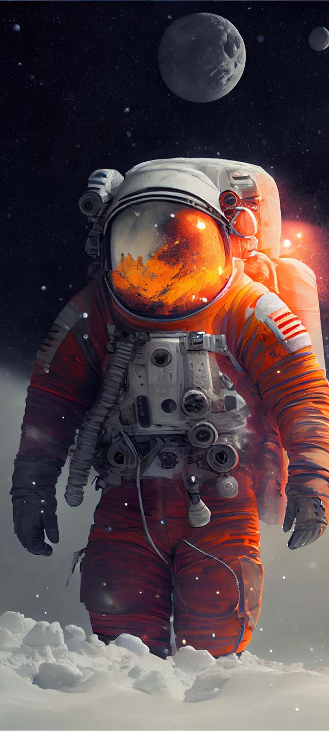 Astronaut Space Mobile HD iPhone Wallpapers Free Download