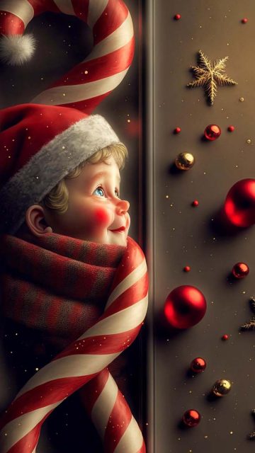 Christmas Baby iPhone Wallpaper HD