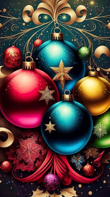 Christmas Decoration iPhone Wallpaper HD