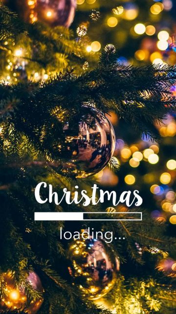 Christmas Loading iPhone Wallpaper HD