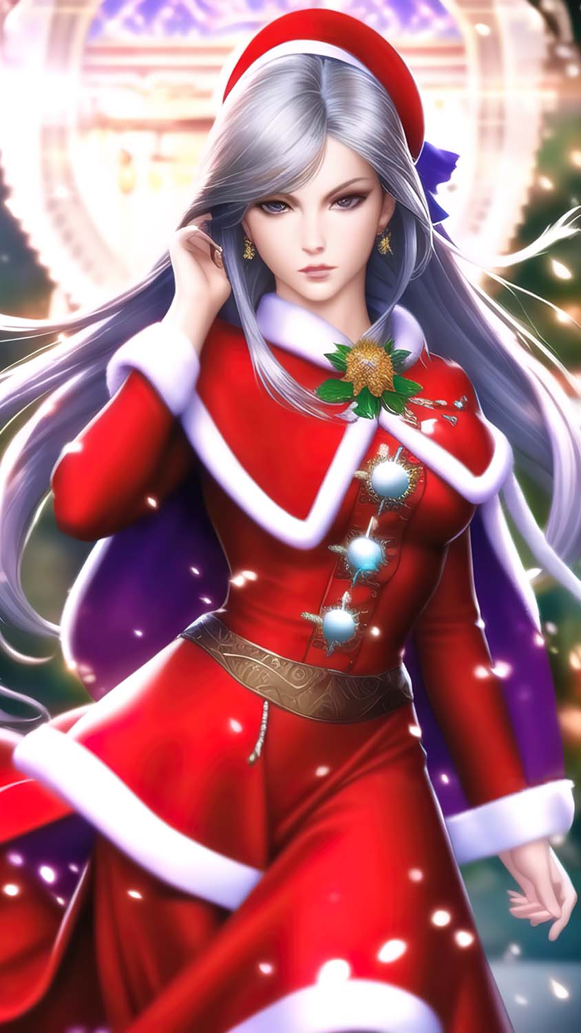 Christmas Queen iPhone Wallpaper HD