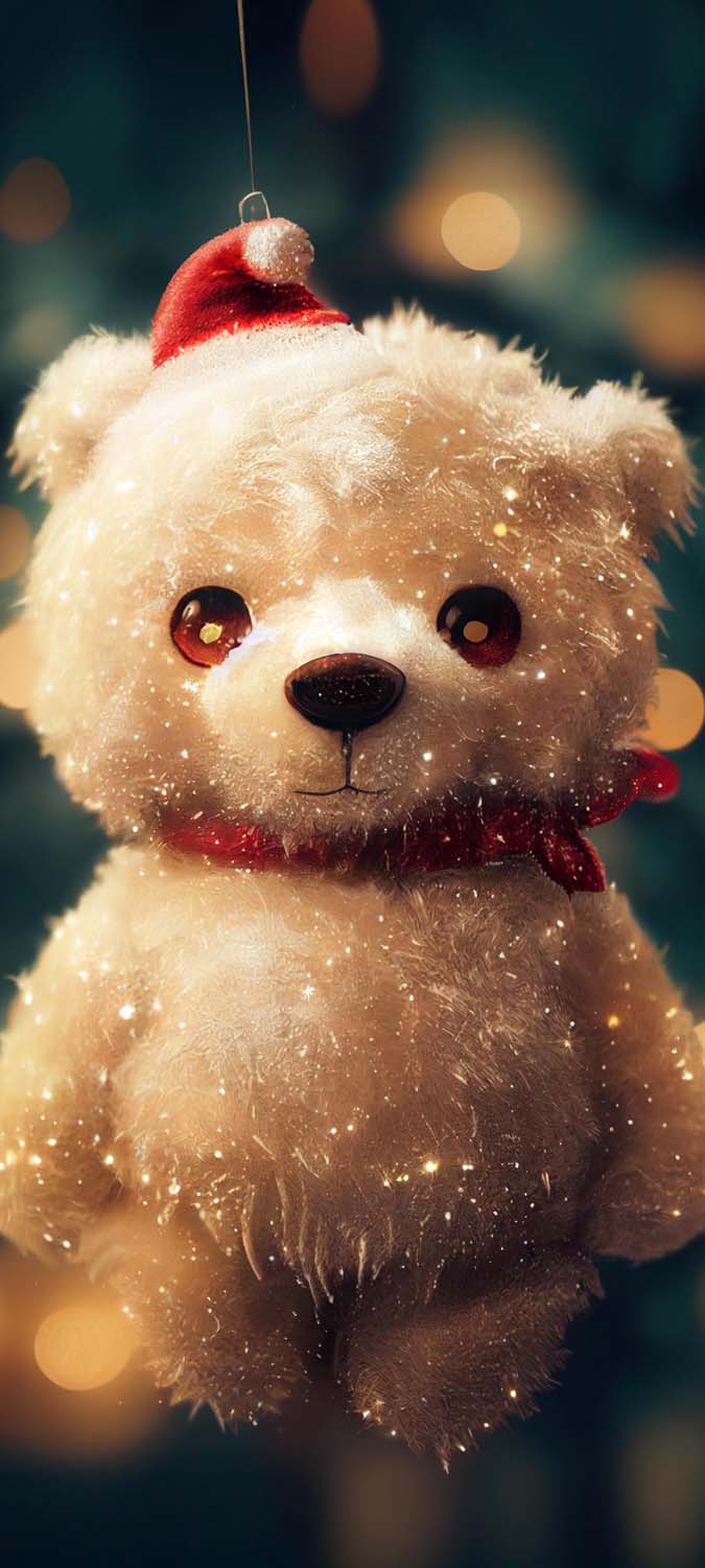 Christmas Teddy Bear IPhone Wallpaper HD - IPhone Wallpapers : iPhone  Wallpapers