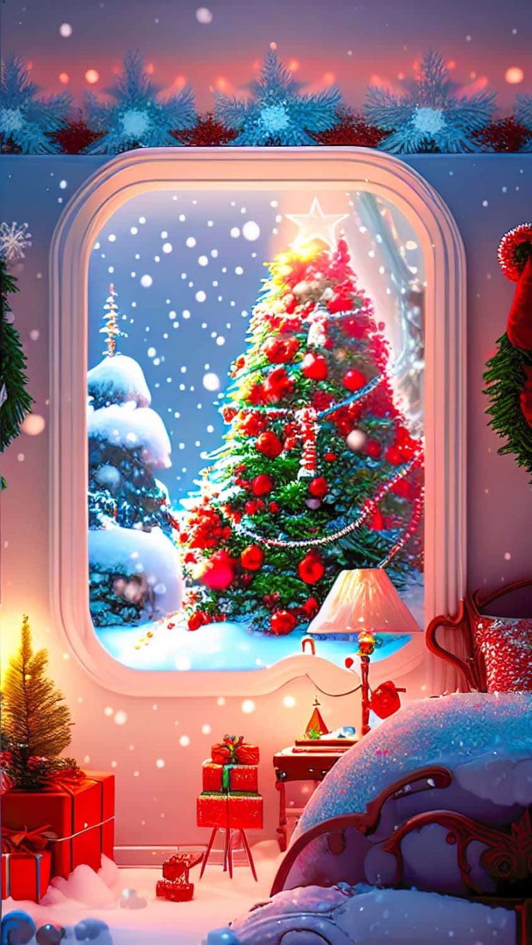 Christmas Time AI Art iPhone Wallpaper HD - iPhone Wallpapers