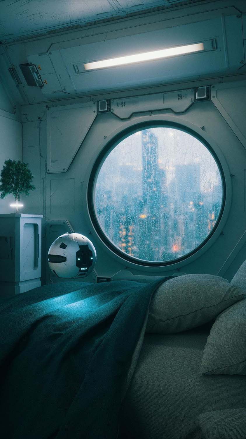 Cozy Room from Future iPhone Wallpaper HD
