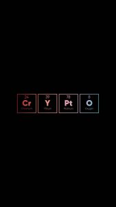 Crypto Chemistry iPhone Wallpaper HD
