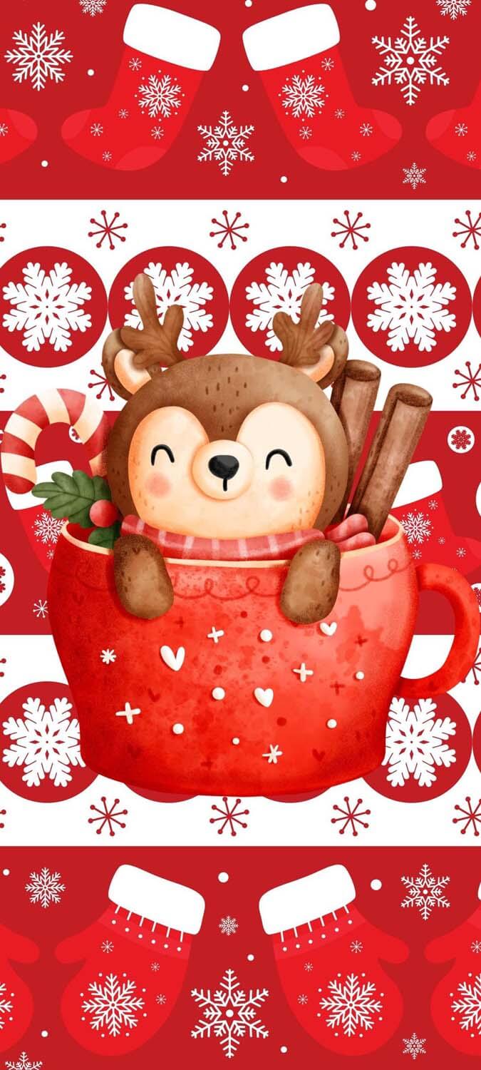 Cup Of Christmas iPhone Wallpaper HD