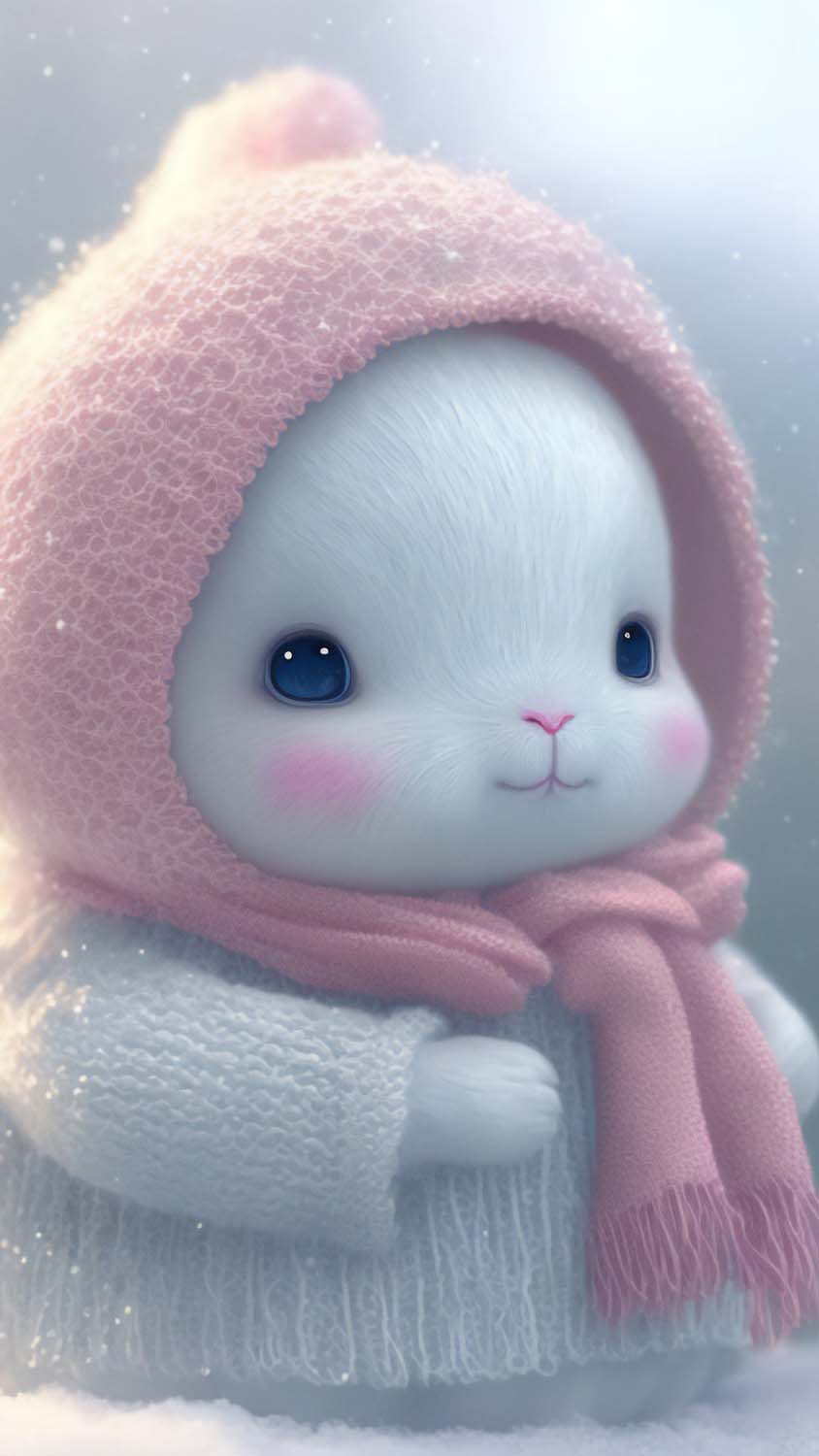 Cute Bunny iPhone Wallpaper HD