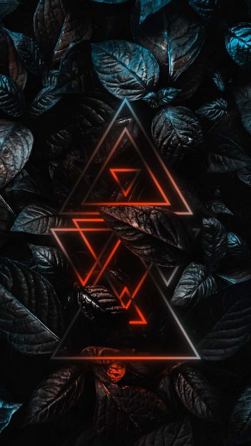 Dark Triangles iPhone Wallpaper HD