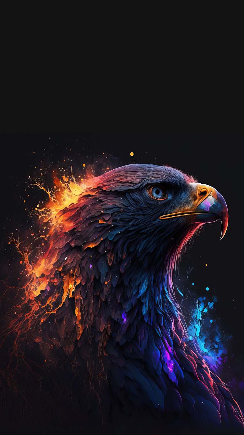 Eagle Artwork iPhone Wallpaper HD