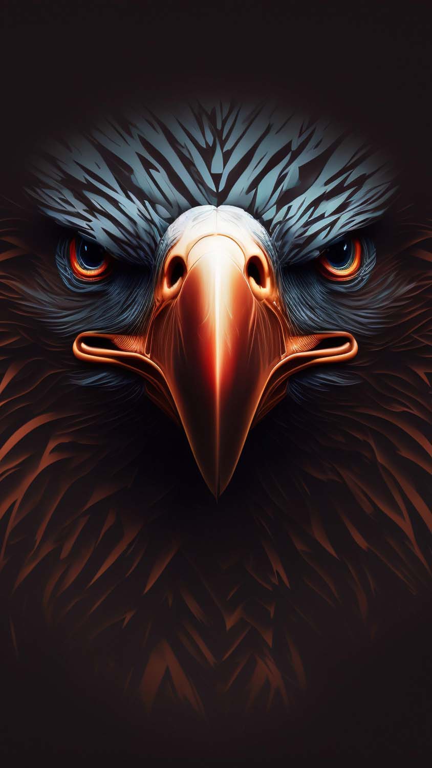 Eagle Face iPhone Wallpaper HD