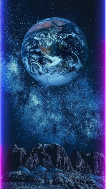 Earth Frame iPhone Wallpaper HD