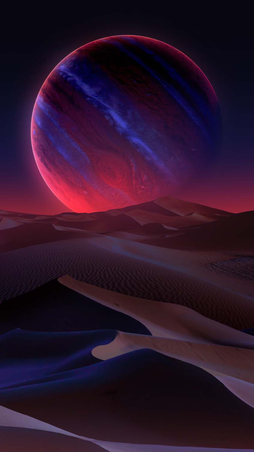 Extraterrestrial Desert iPhone Wallpaper HD