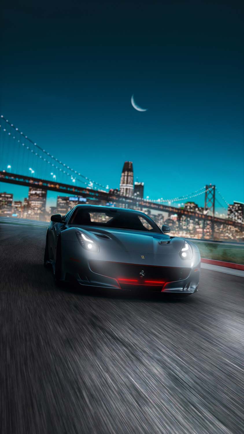 Ferrari GTC4 Lusso iPhone Wallpaper HD
