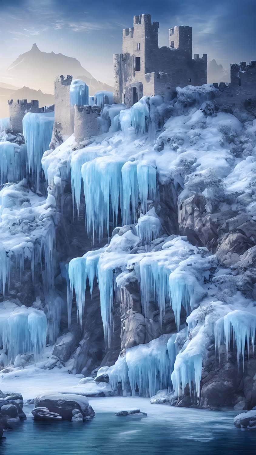 Frozen Castle iPhone Wallpaper HD