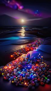 Gemstones Glow iPhone Wallpaper HD