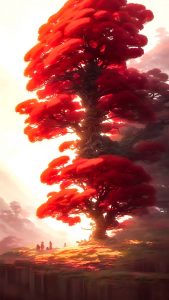 Giant Tree Art iPhone Wallpaper HD
